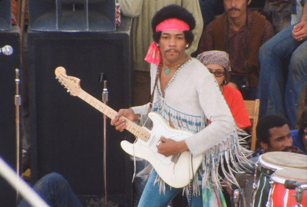 Jimi Hendrix at Woodstock